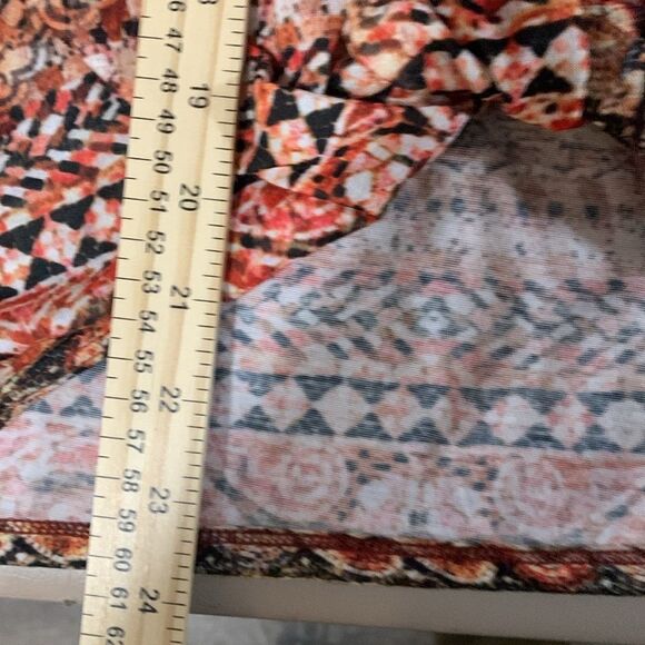 NWT French Blue Women’s Shirt Size MP Orange/White - Picture 4 of 5